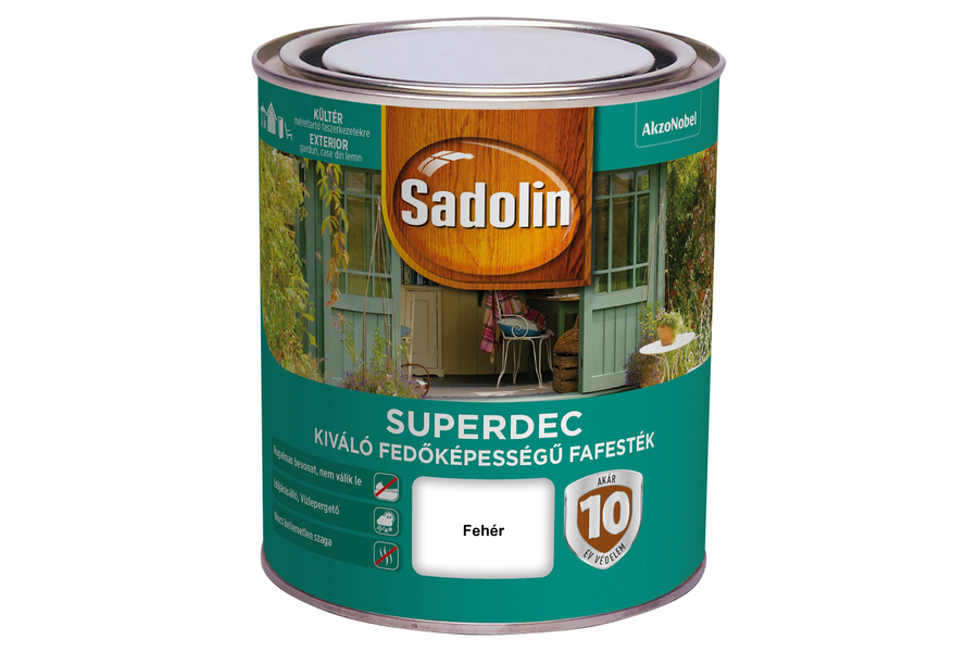 Sadolin SUPERDEC fafesték 0,75 l fehér