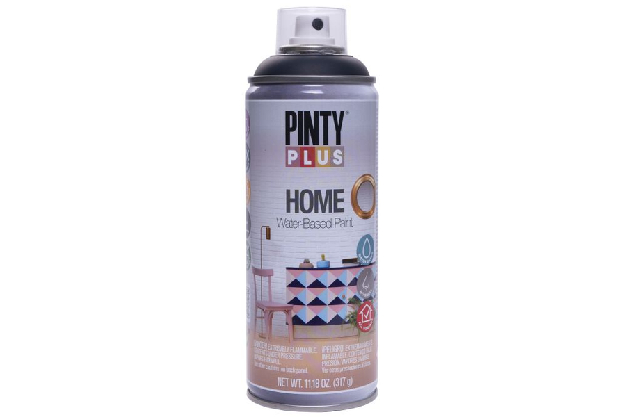 Pinty Plus Home vízesbázisú festék aer 400 ml Fekete HM438