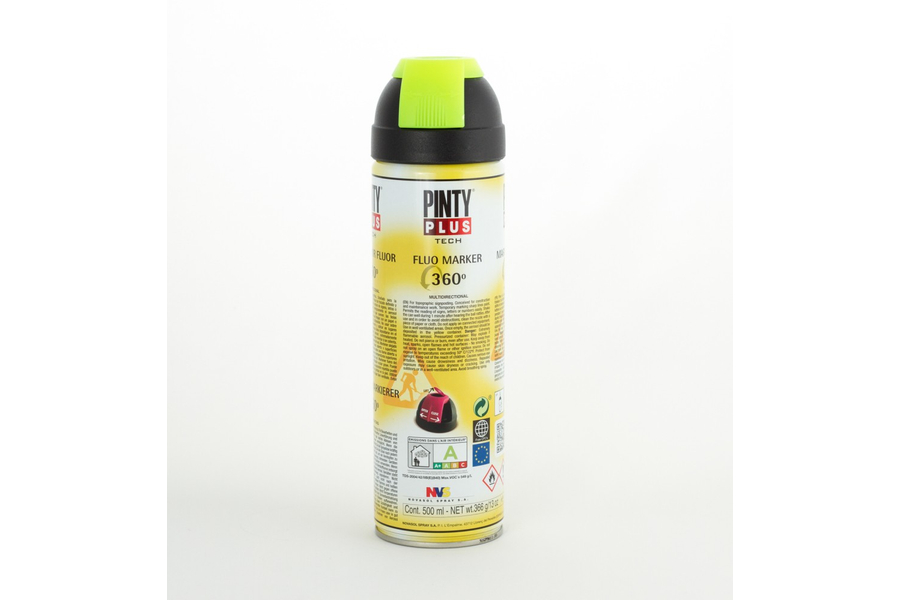 PINTY PLUS Tech jelölő spray 500 ml T146 sárga