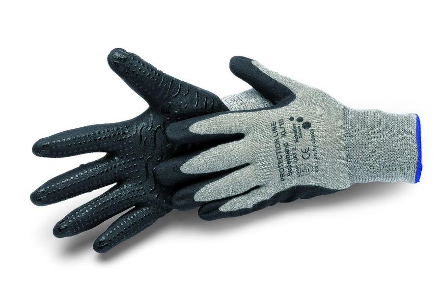 Schuller ALLSTAR PRO Kesztyű - 8"/M - (nitril bevonattal, fekete)