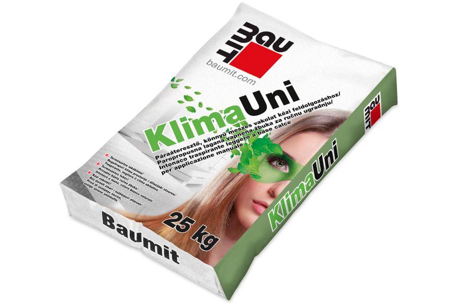 BAUMIT KlimaUni 25 kg páraáteresztő könnyűvakolat