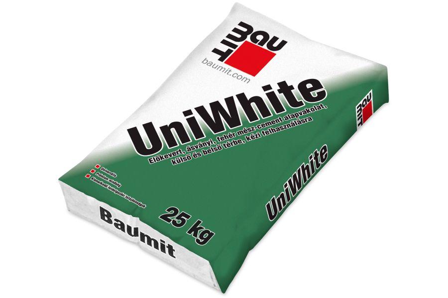 BAUMIT UniWhite 25 kg fehér vakolat
