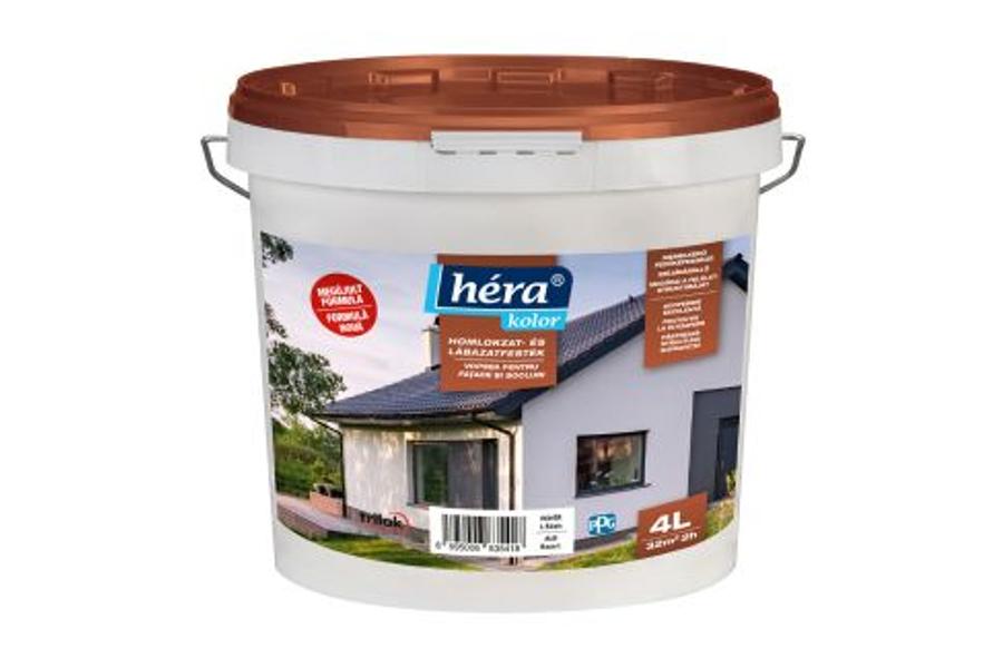 HÉRA Kolor Homlokzat- És Lábazatfesték L És Fehér 4 l